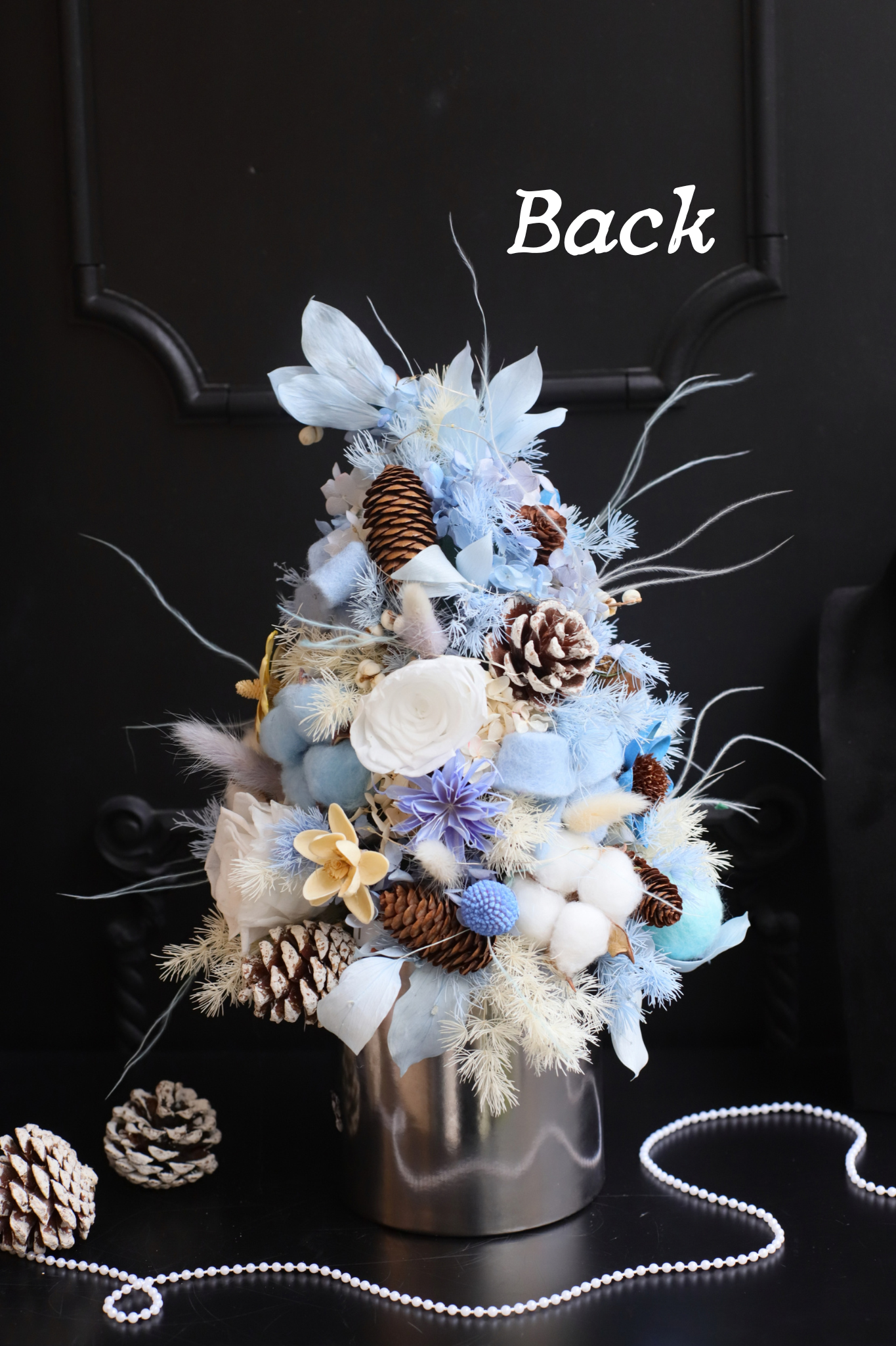 BLUE PRESERVED CHRISTMAS TREE
