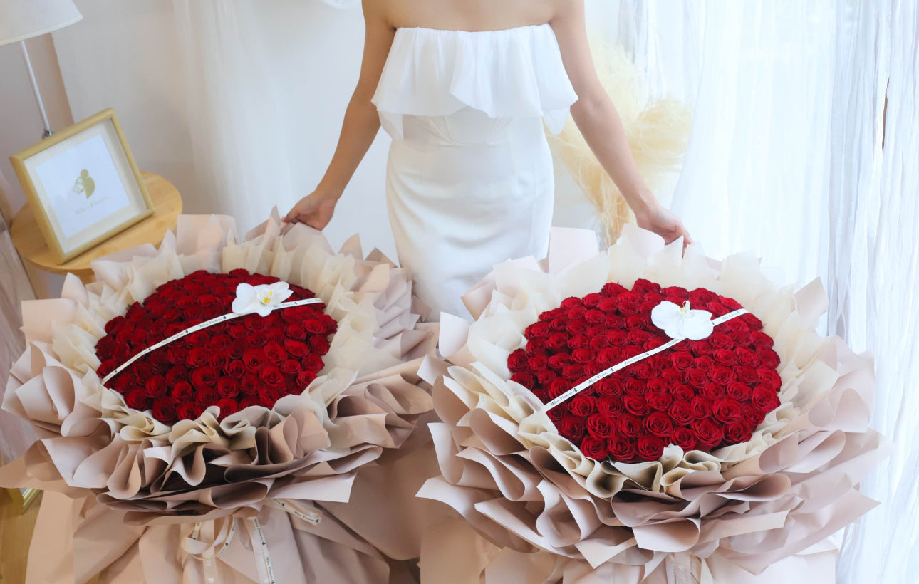 BELOVED (99pcs china roses)