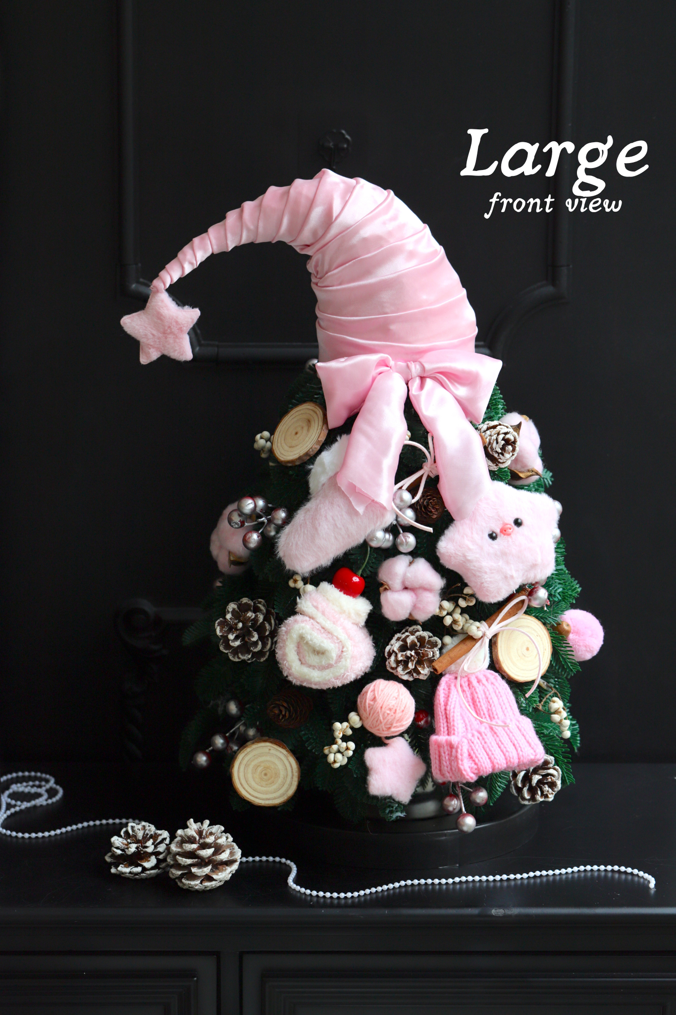 PINK ARTIFICIAL CHRISTMAS TREE