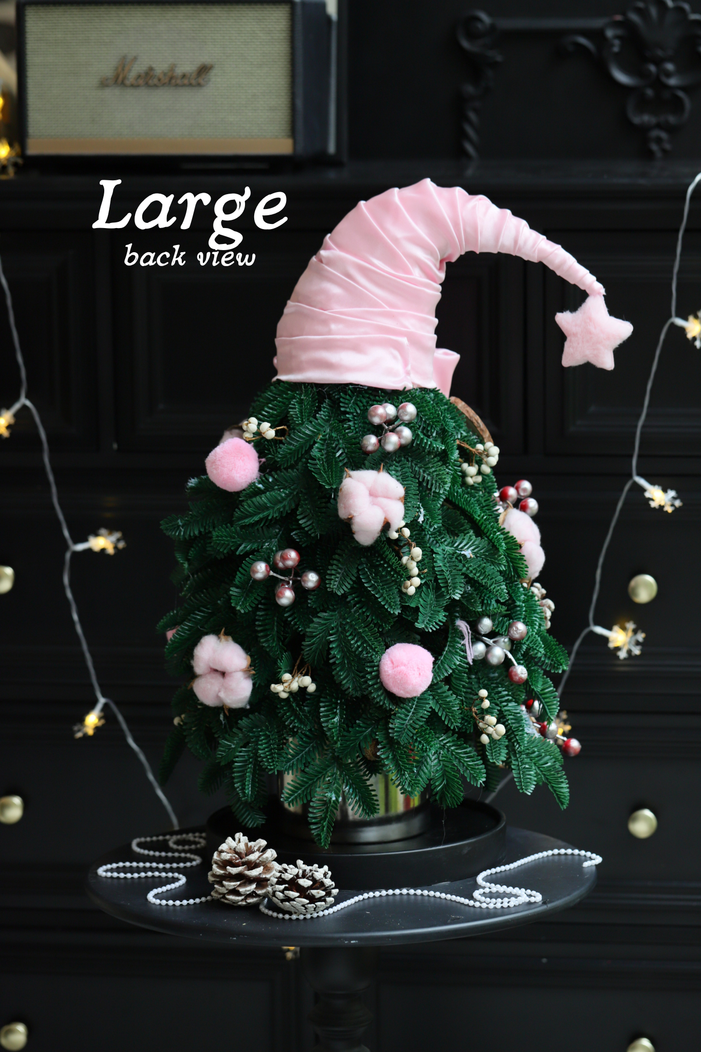 PINK ARTIFICIAL CHRISTMAS TREE