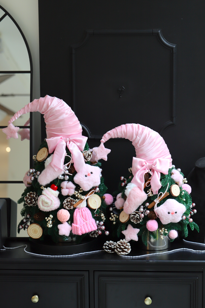 PINK ARTIFICIAL CHRISTMAS TREE